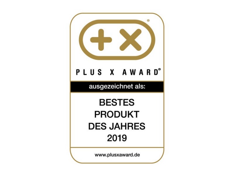 Plus X award - bestes
            Produkt